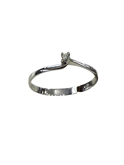 Anello Gianni Pace Donna Gianni Pace in Oro bianco Diamante 0.03 Ct GPGSL5 - GPGSL5